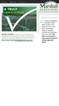 Mobile Screenshot of marshall-assoc.net