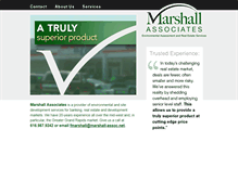 Tablet Screenshot of marshall-assoc.net